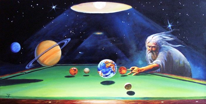 <br>Cosmic Billard