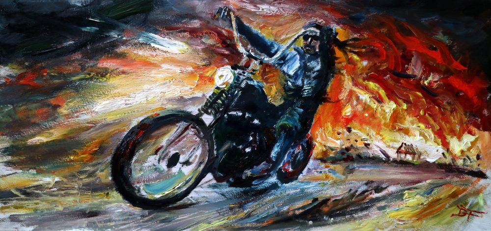 <br>Chased by burning Flames