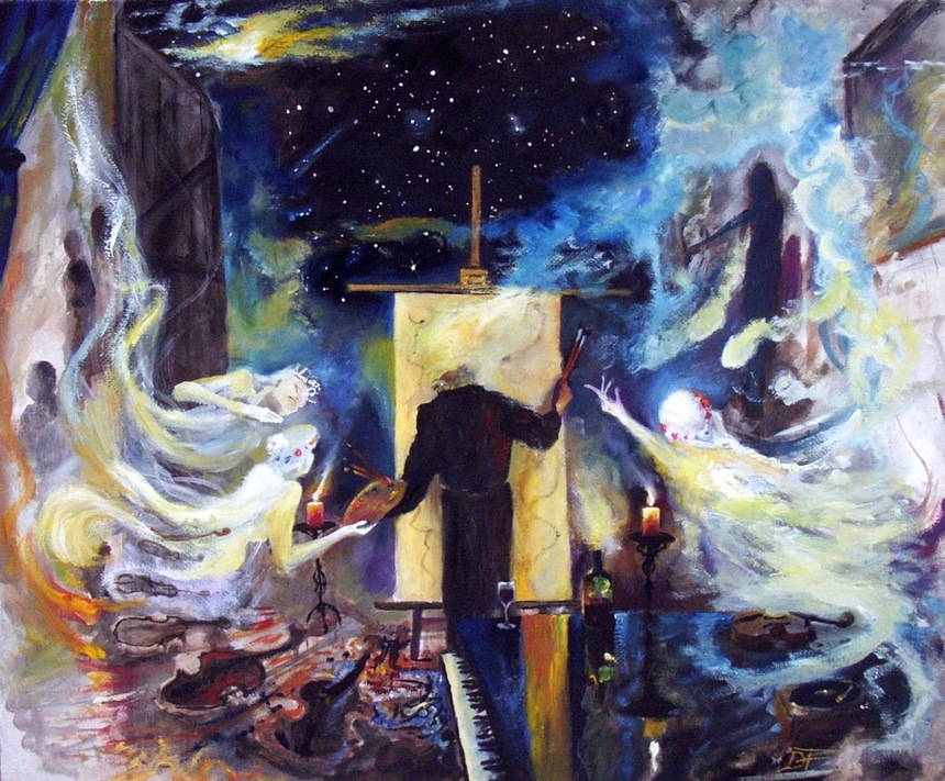 <br>The Painter and his Muses